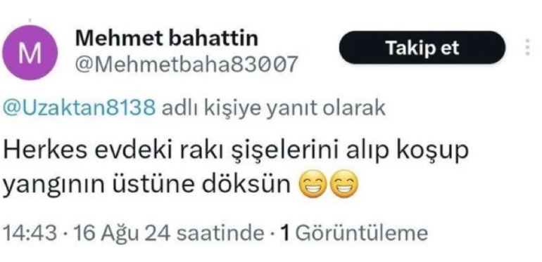 Vicdansızlar yangından bile keyif aldılar! "Kimine terörist, kimine gavur dediler"