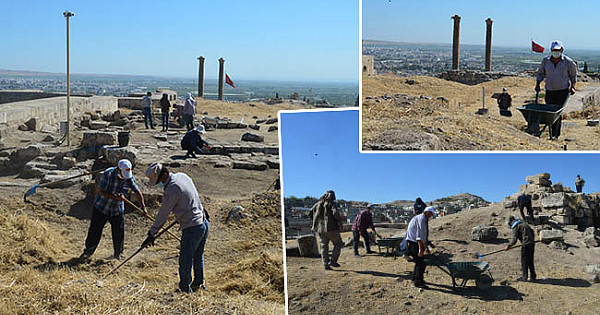 Urfa Kalesi'nde geçmişin izleri aranıyor