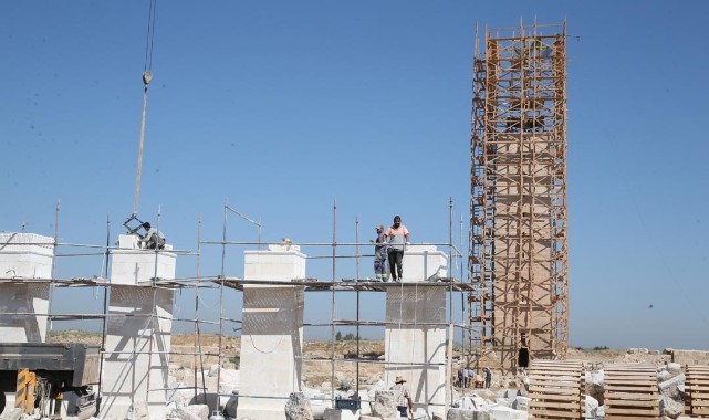 Harran’da 13 asırlık simge minare onarılıyor