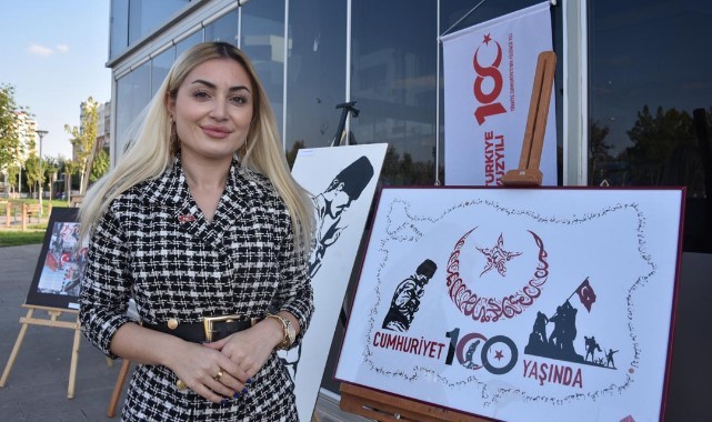 Şanlıurfa'da Cumhuriyet'in 100. yılına özel resim sergisi açıldı