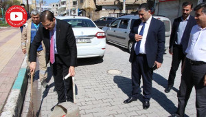 Canpolat, Bağlarbaşı'nda sokakları temizledi