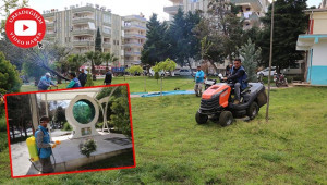 Haliliye'de parklara bakım yapılıyor