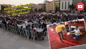 Haliliye'den hasta yakınlarına iftar