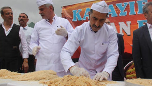 Kadayıfın ilk yapıldığı köyde "En tatlı festival"