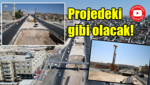 Tartışılan projede viyadük çalışması başladı