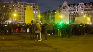 PSG ile Galatasaray taraftarı arasında arbede