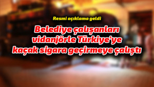 Belediye vidanjörüyle kaçak sigara sevkiyatı