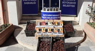 Zabıtadan operasyon! Küflenmiş hurma ele geçirildi!