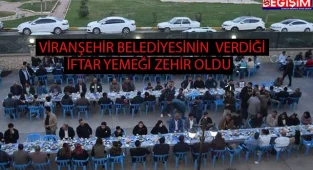 Viranşehir Belediyesin'nin İftar yemeğinde kavga çıktı