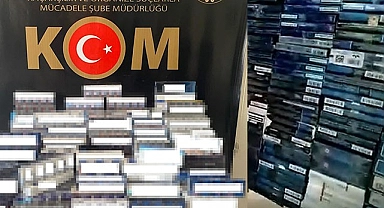 Binlerce paket kaçak sigara ele geçirildi!