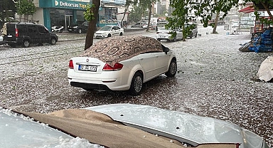 Dolu yağışı hayatı olumsuz etkiledi!