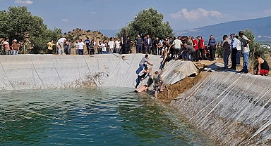 Sulama göletine giren 2 çocuk boğuldu