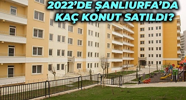 Şanlıurfa’da konut satışları geçen yıla göre düştü