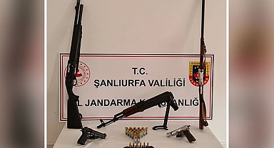 Şanlıurfa’da silah kaçakçılarına operasyon! 5 gözaltı