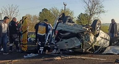 Kontrolünü kaybeden otomobil takla attı: 1’i ağır 3 yaralı