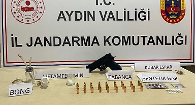  Jandarmanın hassas burunları uyuşturucuya geçit vermedi