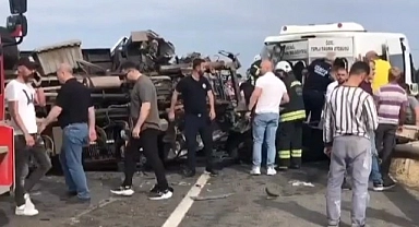 Tekirdağ'da feci trafik kazası! 3'ü ağır 12 yaralı