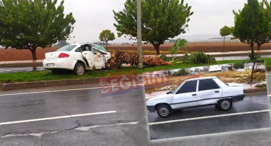 Şanlıurfa'da araç refüje çıktı! 2'si ağır 4 yaralı