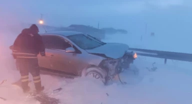 Kars’ta trafik kazası: 1 ölü, 6 yaralı