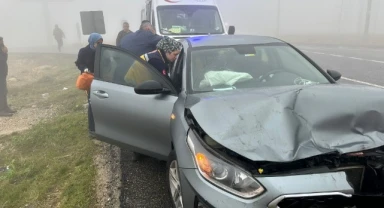 Mardin’de zincirleme trafik kazası: 3 yaralı