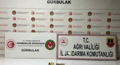 Gümrük kaçağı külçe altın ele geçirildi: 1 gözaltı