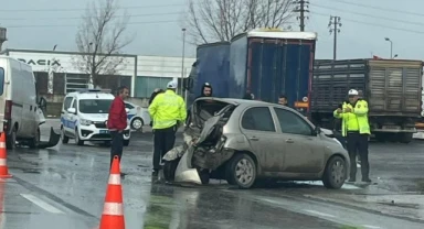 Kırklareli'de zincirleme kaza: 2 yaralı