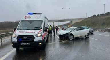 Otoyol'da zincirleme kaza: 5 yaralı