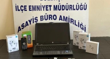 Elektronik eşya çalan şahıs yakalandı