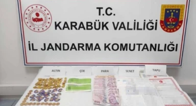 Karabük'te tefecilik operasyonu