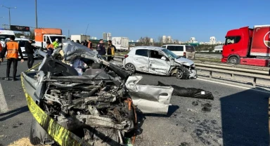 TEM Otoyolu’nda zincirleme trafik kazası: 1 ölü