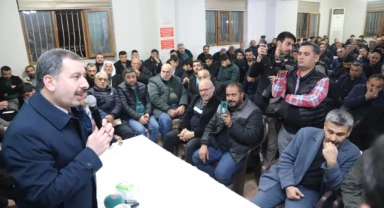 Başkan Baydilli'nin ev toplantısı miting gibi oldu