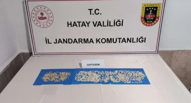 Hatay’da bin 298 uyuşturucu hap ele geçirildi