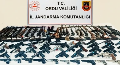 Jandarma ekiplerinden silah kaçakçılığı operasyonu: 66 gözaltı