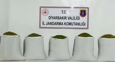 Diyarbakır’da 167 kilo toz esrar ele geçirildi