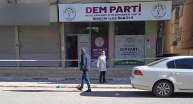 Şanlıurfa'da DEM Parti ilçe örgütüne silahlı saldırı!