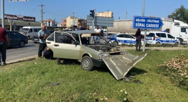 Işık ihlali kazaya sebep oldu: 2 yaralı