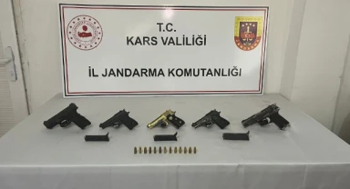 Kars’ta jandarmadan silah operasyonu