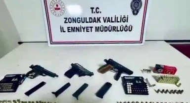 Yasadışı silah ticareti operasyonu kamerada