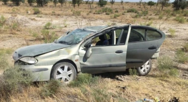 Konya’da otomobil takla attı: 7 yaralı