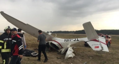 Bursa'da eğitim uçağı düştü, 2 pilot hayatını kaybetti