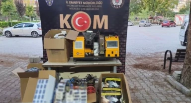 Kayseri'de çok sayıda makaron ele geçirildi