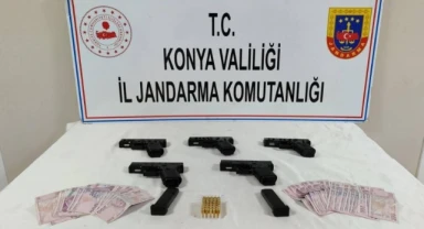 Konya'da silah kaçakçılarına operasyon