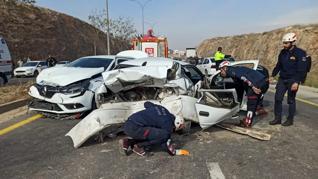 Şanlıurfa’da zincirleme trafik kazası! Çok sayıda yaralı var