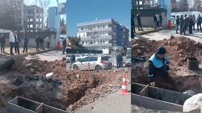 Şanlıurfa'da DEDAŞ elektriği kesti, ŞUSKİ hendek kazdı!