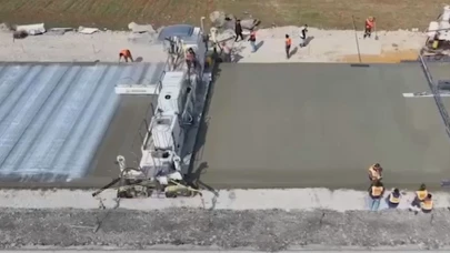 Şanlıurfa-Ovaköy Otoyolunun yapılacağı yol beton standartına dönüştürülüyor