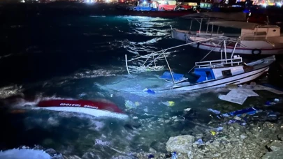 Hatay'da Fırtına Balıkçıları Vurdu: Tekneler Alabora Oldu