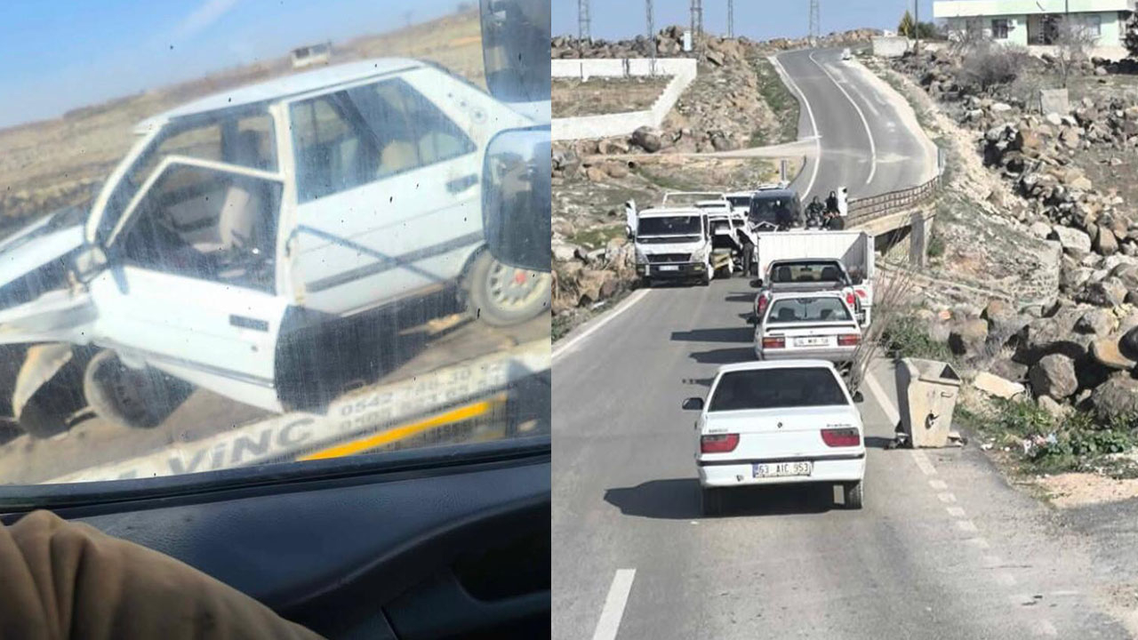 Şanlıurfa’da otomobil kaza yaptı: Yaralılar var