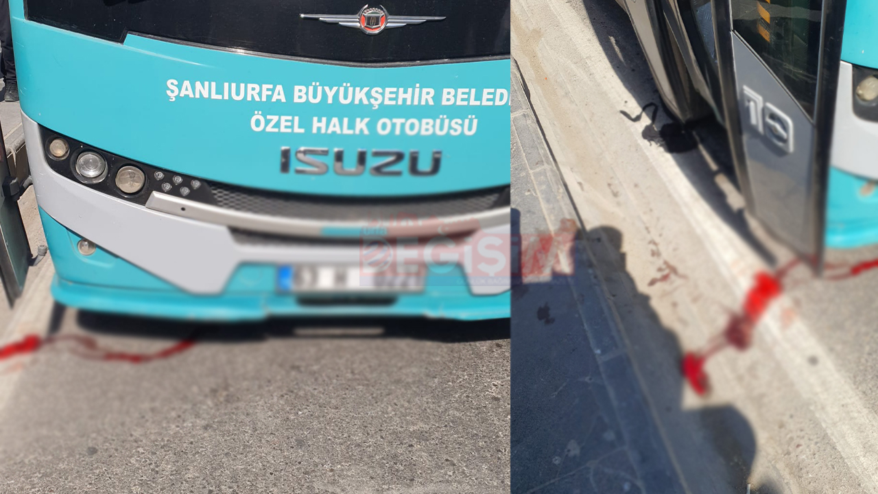 Şanlıurfa'da otobüsün çarptığı kadın feci şekilde yaralandı!