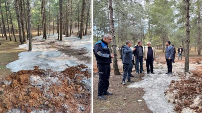 Şanlıurfa Atatürk Ormanı’na dökülen beton için inceleme başlatıldı