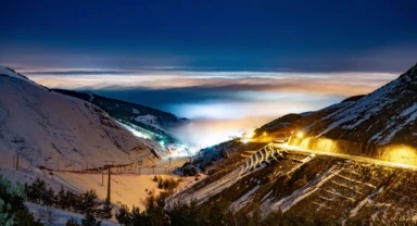 Erzurum'da sisler içinde bir masalsı yolculuk